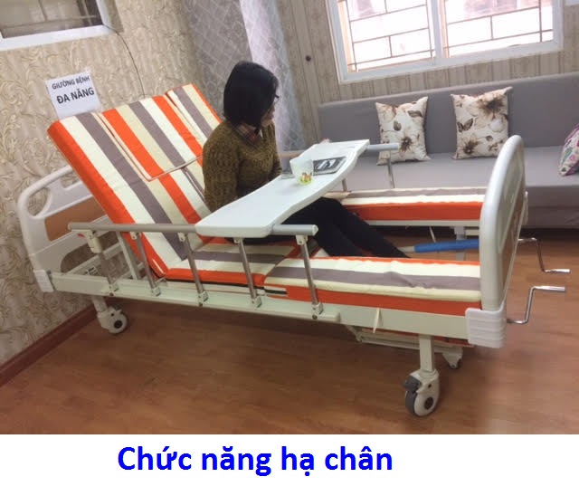  Giường bệnh đa năng 5 tay quay KT-GB02