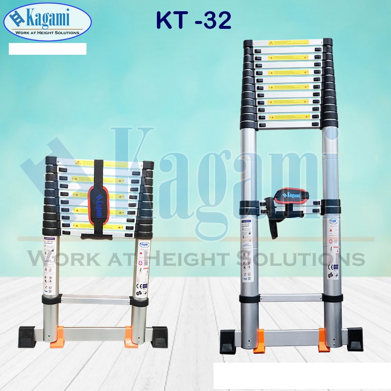  Thang Nhôm Rút Đơn 3m2 Kagami KT-32 